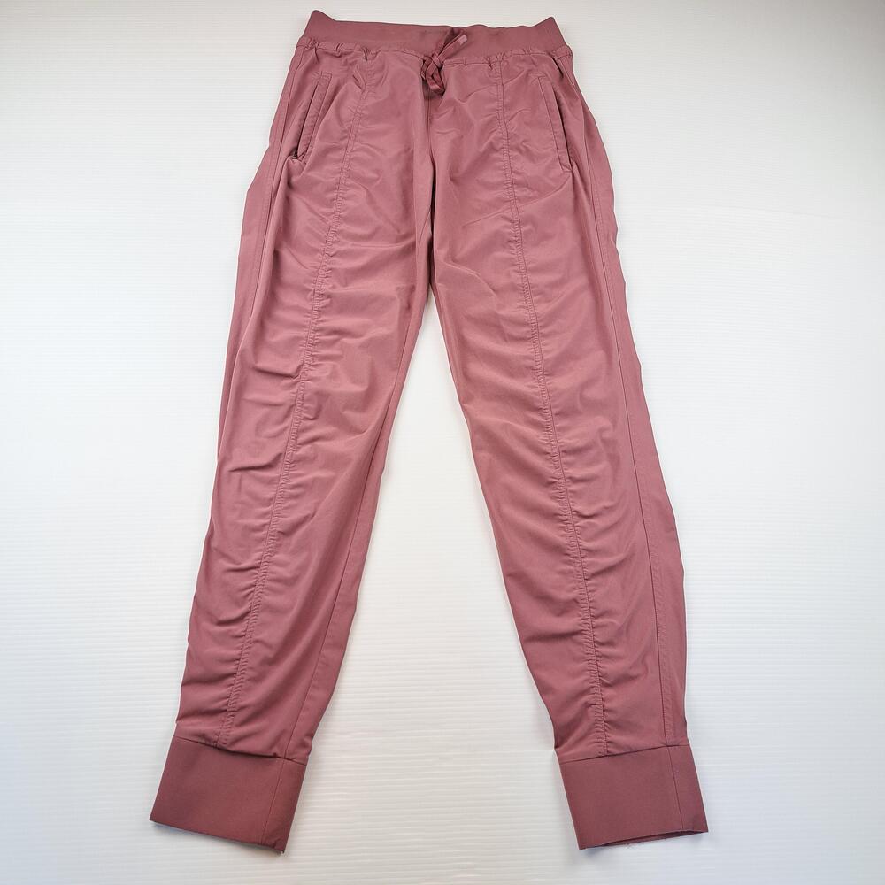 Athleta Pants Womens 6 Pink Attitude II Jogger Stretch Woven Drawstring Athletic